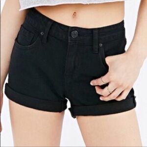 BDG Denim Shorts Black Size 28